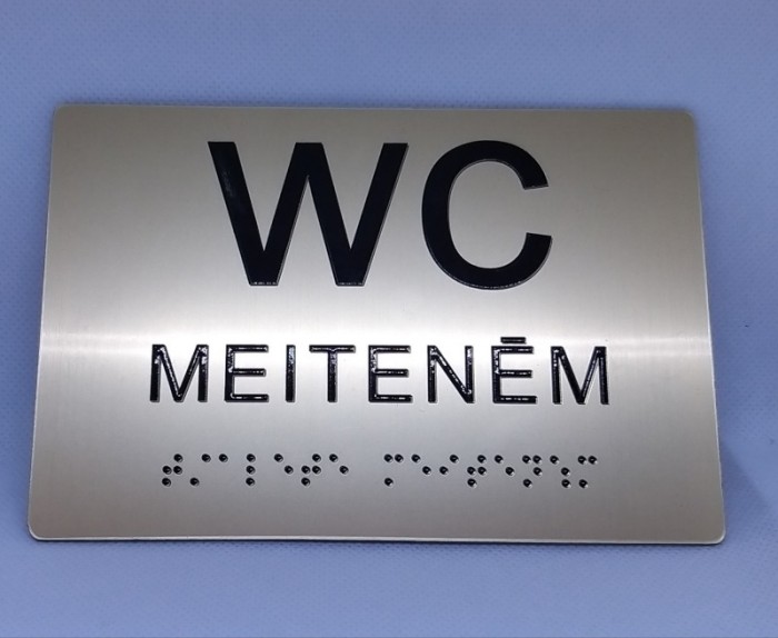 Фото Taktilas piktogrammas un norādes