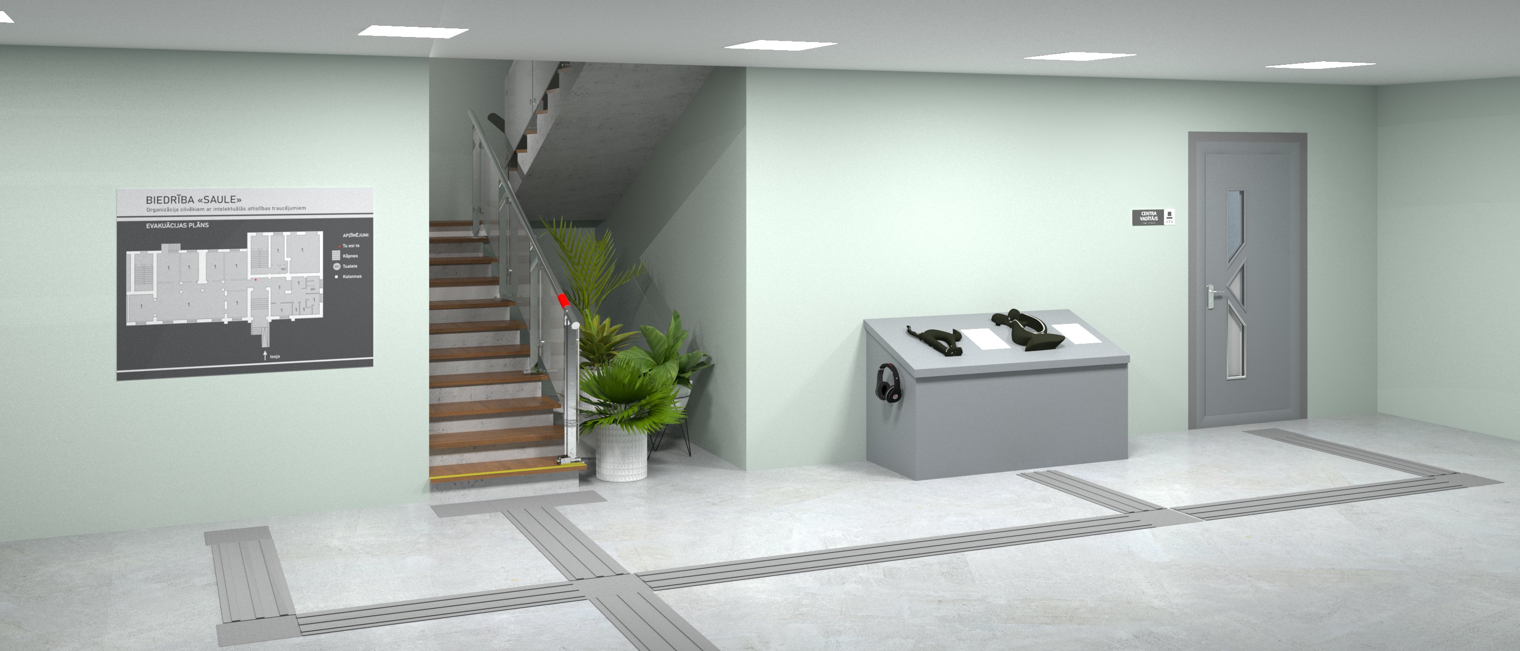 Схема для незрячих