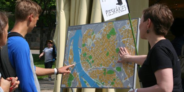 Фото Rīgas taktila karte